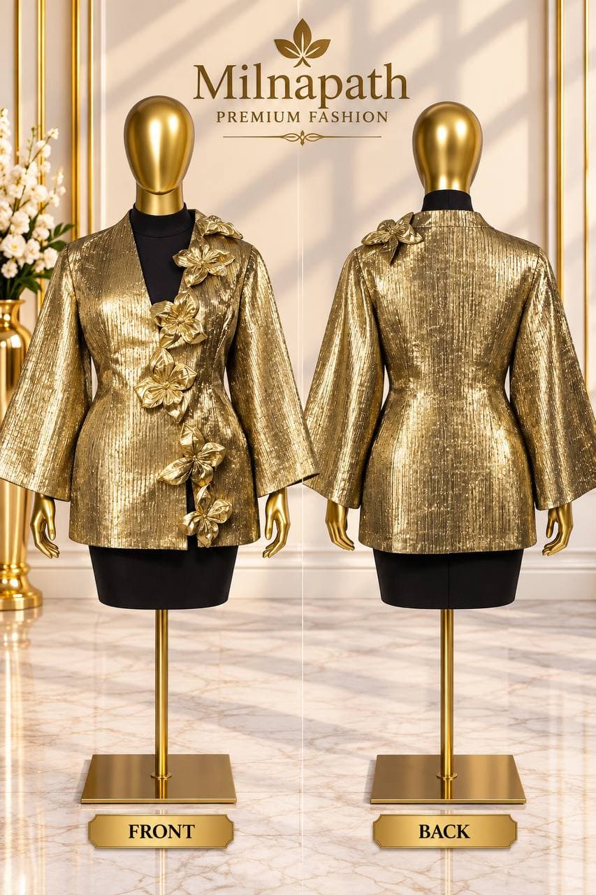 Gold Statement Blouse