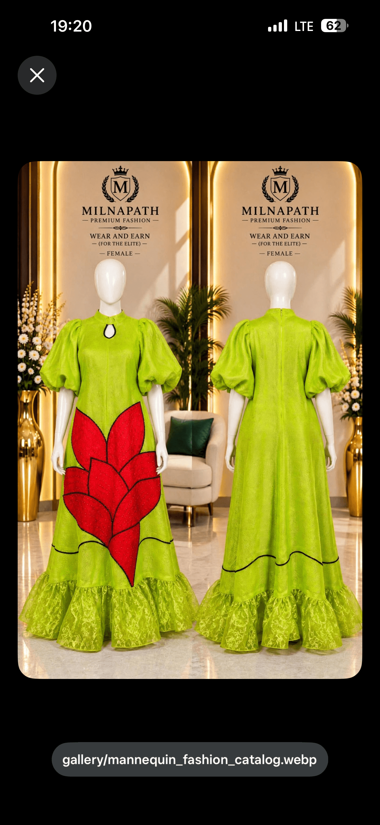 Lime Bloom Statement Maxi