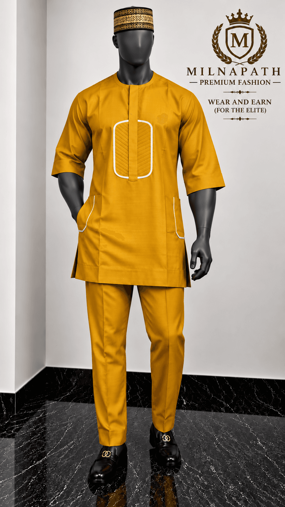 The Golden Elite Kaftan