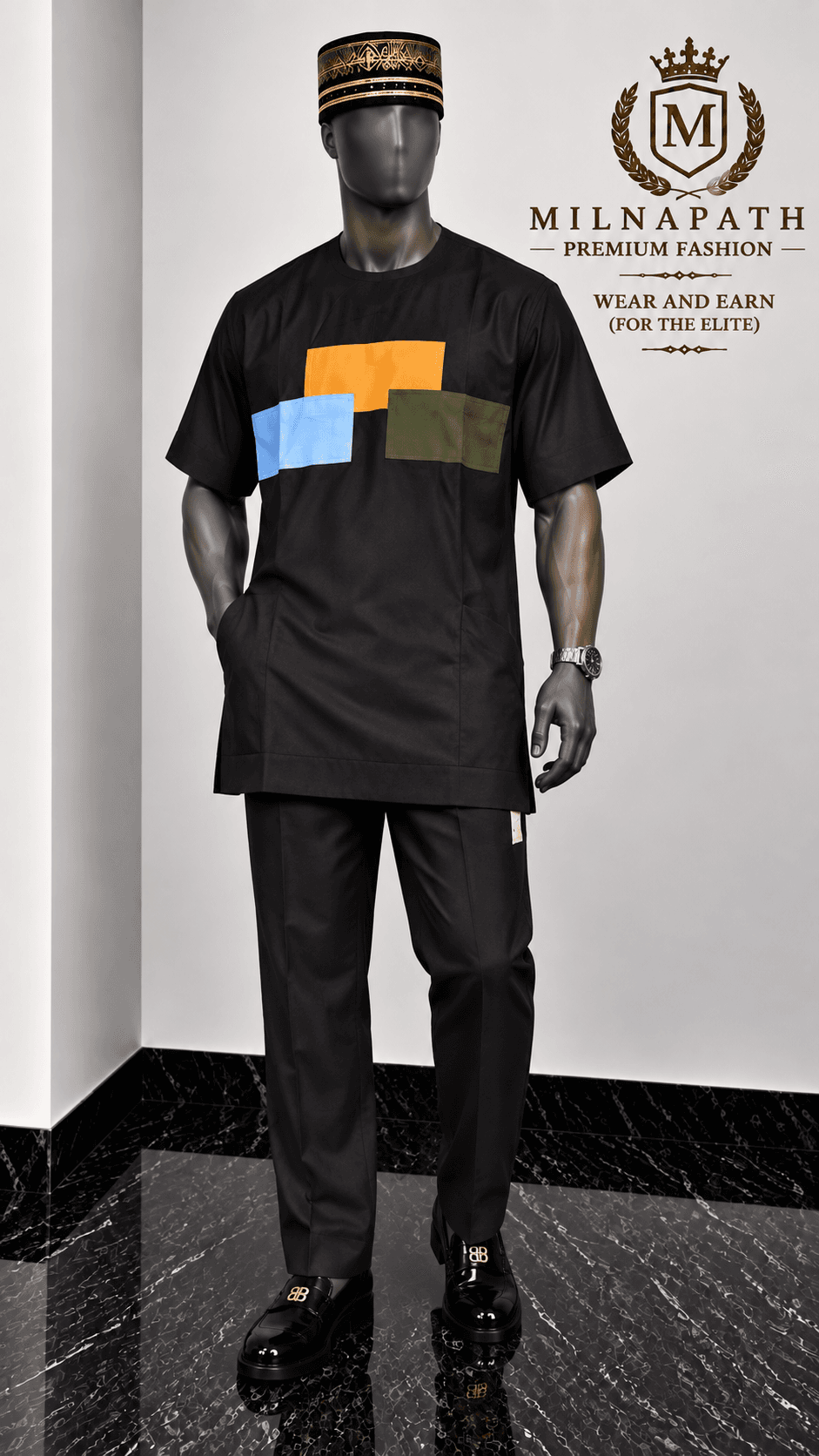 The Urban Elite Panels Kaftan