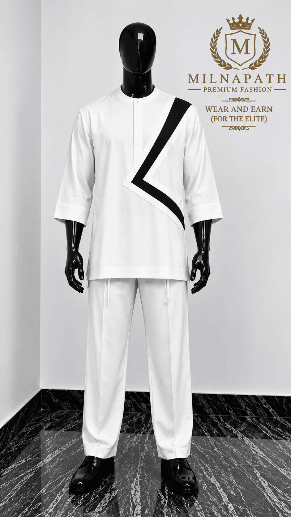 Royal Stripe Kaftan