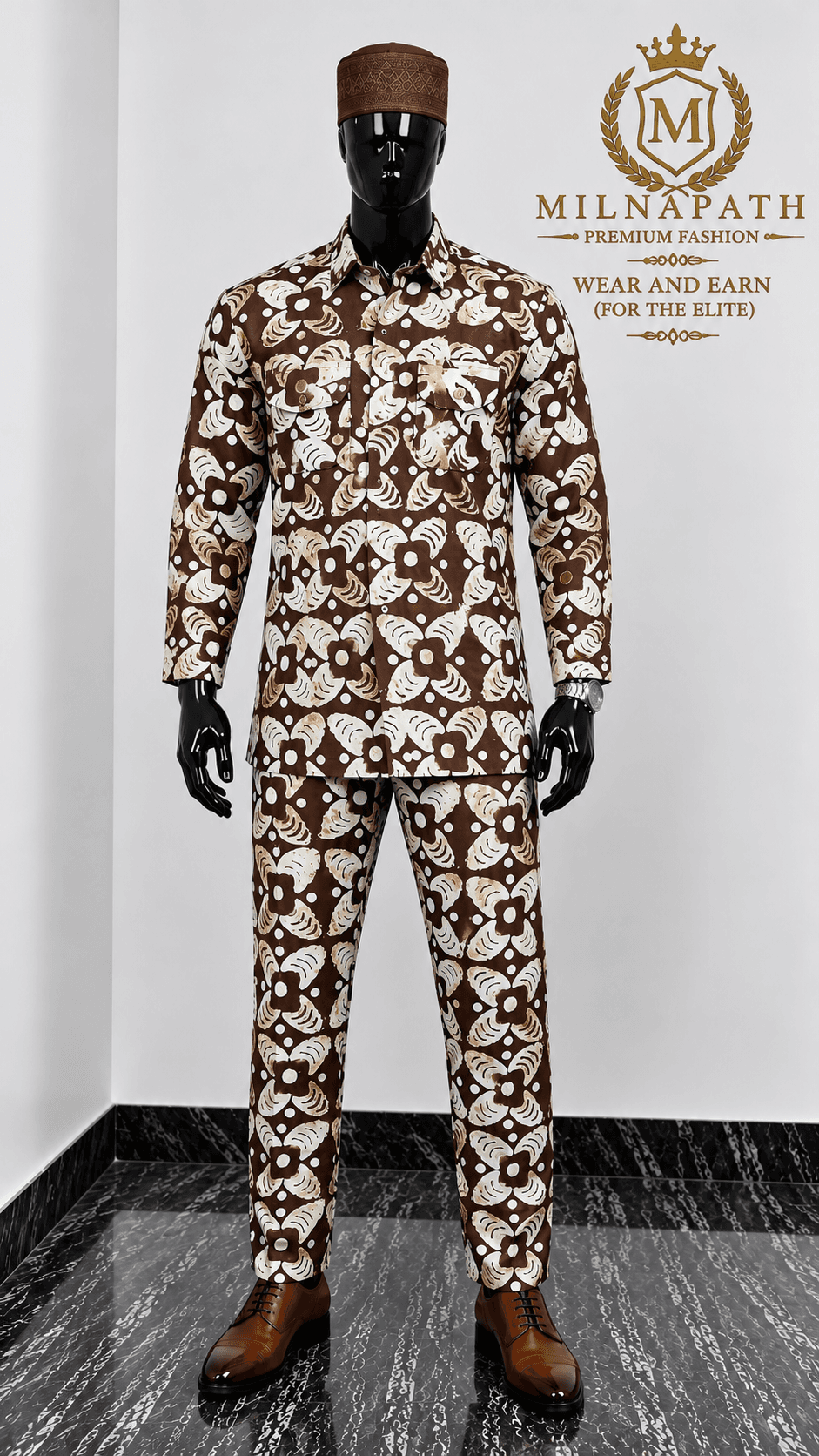Heritage Batik Ensemble Kaftan