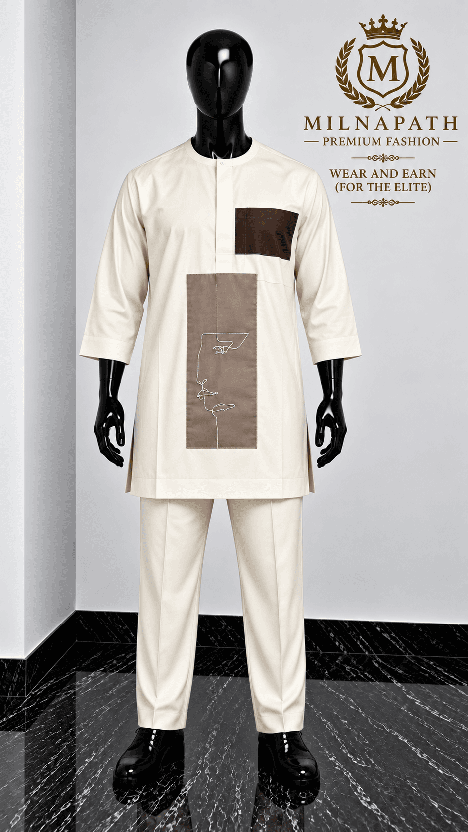 Elite Artistic Portrait Kaftan