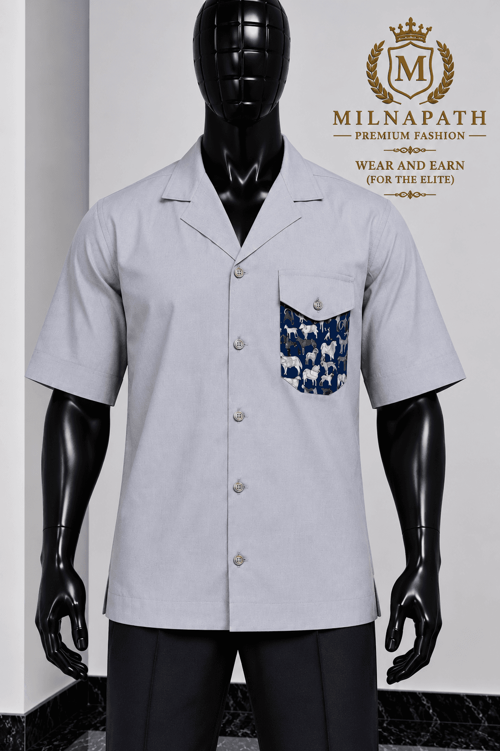 Signature Contrast Pocket Shirt